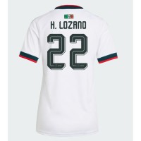Meksiko Hirving Lozano #22 Vieraspaita Naiset MM-kisat 2026 Lyhythihainen